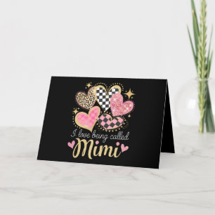 Ik hou ervan om Mimi Oma Moederdag genoemd te word Bedankkaart