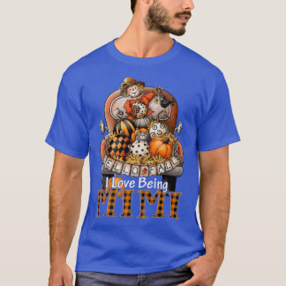 Ik hou ervan om Mimi Pset Truck Farmer Pumpkin Spi T-shirt