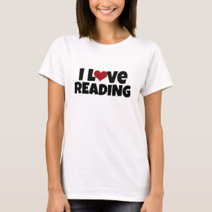 Ik hou ervan om T-Shirt te lezen