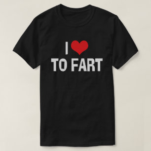 Ik hou ervan om te winden - Grappige scheet humor T-shirt