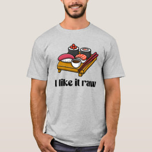 Ik hou ervan rauw t-shirt