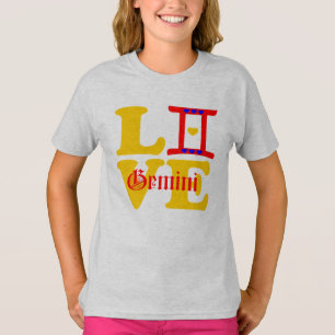 ♊★ 😍Ik hou Gemini-Best-Zodiac teken Fabulous T-shirt