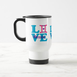 ♊★ 😍Ik hou Gemini-Best-Zodiac teken reizen / pend Reisbeker