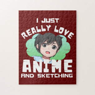 IK HOU GEWOON ERG VEEL VAN ANIME EN SCHETSEN  LEGPUZZEL