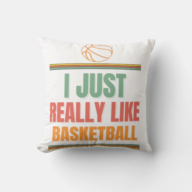 ik hou gewoon van basketbal kussen (Voorkant)