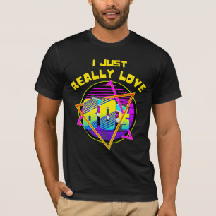 ik HOU GEWOON VAN DE JAREN 80 T-shirt