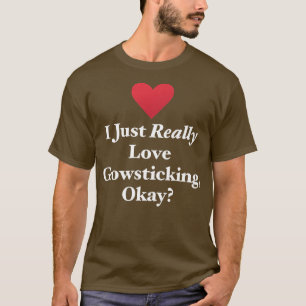 Ik hou gewoon van geelkleefstof. Oké Fun Festival T-shirt