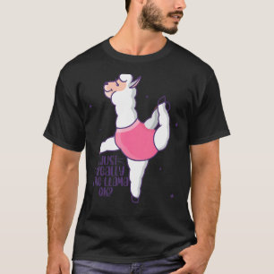 Ik hou gewoon van lama oke schattige lama alpaca t-shirt
