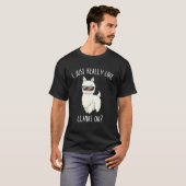 Ik hou gewoon van Llamas Ok Funny Llama Alpaca T-shirt (Voorkant volledig)