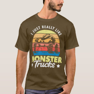 Ik hou gewoon van Monster Trucks 2 T-shirt