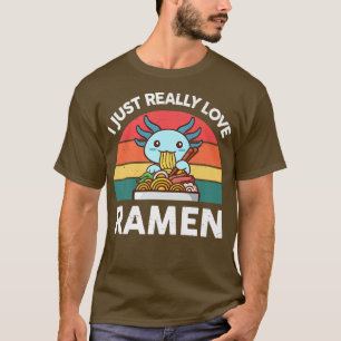 Ik hou gewoon van Ramen Noodles Japanse Anime Cu T-shirt