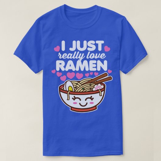 Ik hou gewoon van Ramen T-shirt (Design voorkant)
