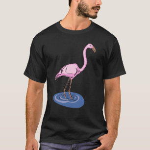 Ik hou gewoon van roze flamingos OK Flamingo Fan T-shirt