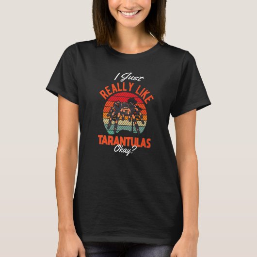 Ik hou gewoon van Tarantulas 1 T-shirt (Voorkant)