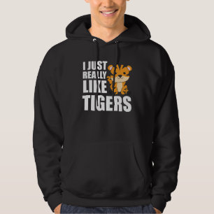 Ik hou gewoon van Tigers - Zoödieren zoet Hoodie