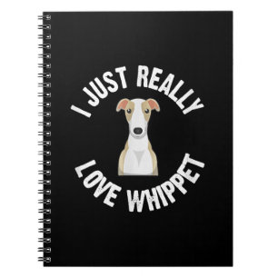Ik hou gewoon van Whippet Dog - Cute Animal Lover Notitieboek