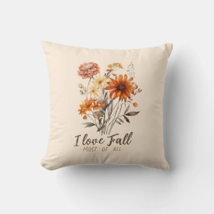 Ik hou het meest van Herfst - Autumn Foliage Kussen