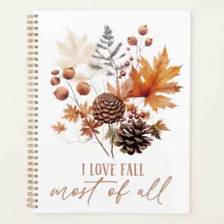 Ik hou het meest van herfst planner