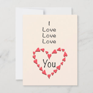 Ik Hou Hou Hou Van Jou Valentijnskaart Feestdagenkaart