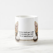 Ik hou je in de gaten Grappige Kat Koffiemok (Center)