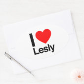 ik hou maar van me ovale sticker (Envelop)