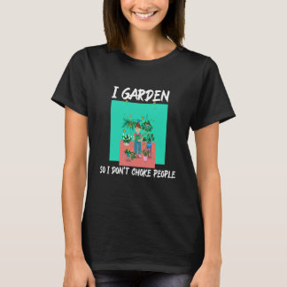 Ik hou me aan mensen zodat ik geen mensen koos t-shirt
