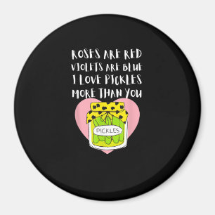 Ik hou meer van augurken dan jij Grappig cadeau st Magneet