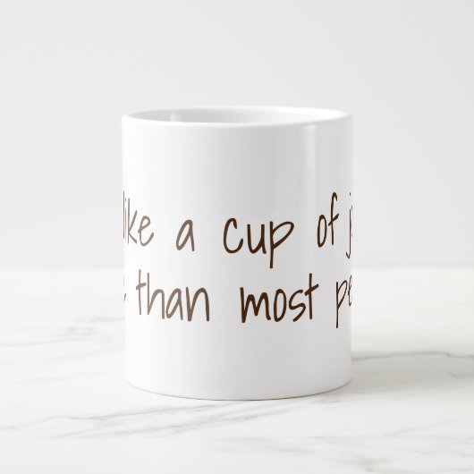 Ik hou meer van een kop joe... | Funny Coffee Slog (Voorkant)