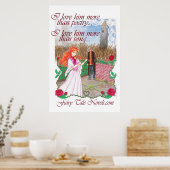 Ik hou meer van hem dan poëzie: Vis en Roos poster (Keuken)