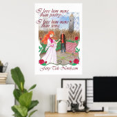 Ik hou meer van hem dan poëzie: Vis en Roos poster (Thuiskantoor)