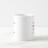 Ik hou meer van het einde dat ik win koffiemok (Center)