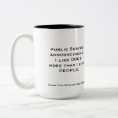 Ik hou meer van honden dan van de mok van mensen (Links)