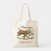 Ik hou meer van je dan van de kranten... tote bag (Achterkant)