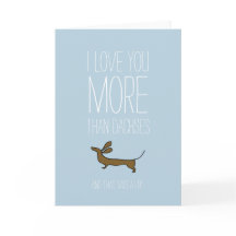 Ik hou meer van je dan van de Valentijnse kaart va