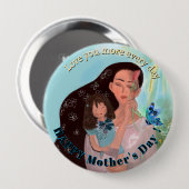 Ik hou meer van je elke dag Button (Voorkant /achterkant)