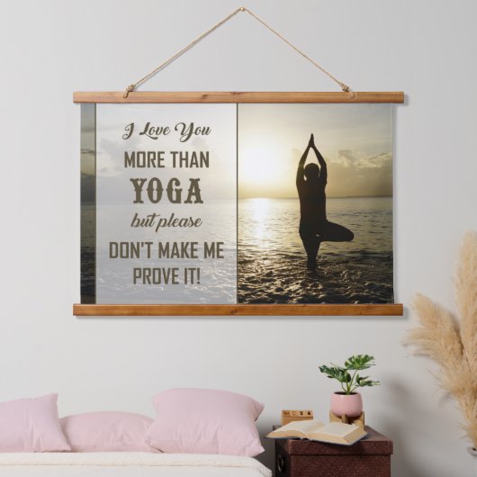 IK HOU MEER VAN JE... HANGEND WANDKLEED (Slaapkamer)