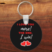 Ik hou meer van je! Het einde. Ik win! Sleutelhanger (Voorkant)