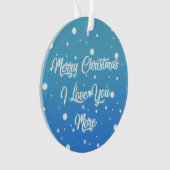 Ik hou meer van je ornament (voorkant)