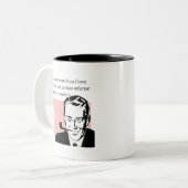 Ik hou meer van je... tweekleurige koffiemok (Voorkant links)