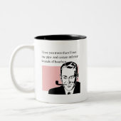 Ik hou meer van je... tweekleurige koffiemok (Links)