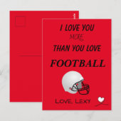 IK HOU MEER VAN JOU DAN JIJ VAN MIJ HOUDT BRIEFKAART (Voorkant / Achterkant)