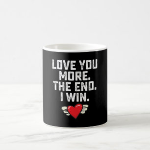 Ik hou meer van jou Het einde Ik win Valentijnsdag Koffiemok
