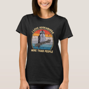 Ik hou meer van Kookaburra dan van mensen Kookabu T-shirt