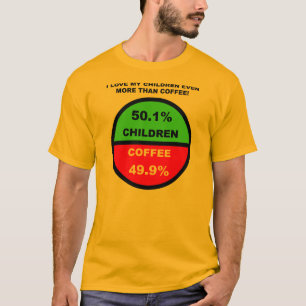 Ik hou meer van mijn kinderen dan van koffie Grapp T-shirt