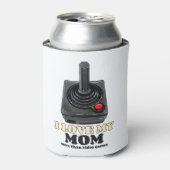 Ik hou meer van mijn moeder dan van videogames blikjeskoeler (Blikje Voorkant)