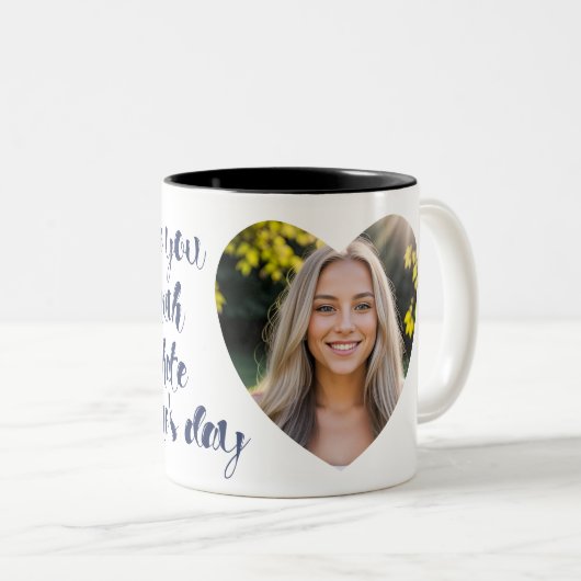 Ik hou net zoveel van jou als van Valentijnsdag Tweekleurige Koffiemok (Voorkant rechts)