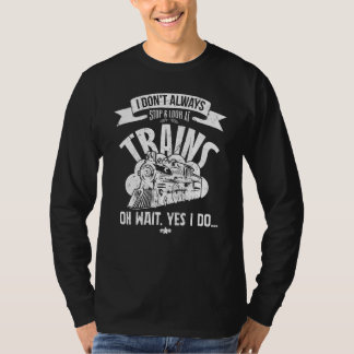 Ik hou niet altijd op en kijk niet altijd naar het t-shirt
