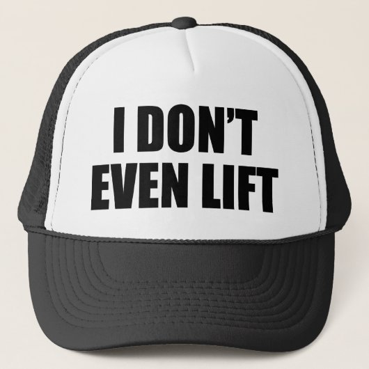 Ik hou niet eens op. trucker pet (Voorkant)