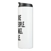 Ik hou niet van de ochtend thermosbeker (Geroteerd rechts)