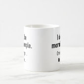 Ik hou niet van Morning Mensen Koffiemok (Center)